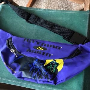 1995 Batman & Robin Purple DC Fanny Pack